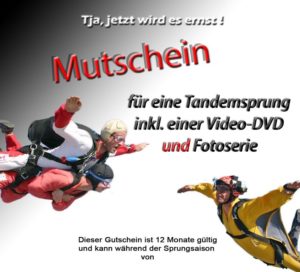 Tandemsprung mit Video und Foto